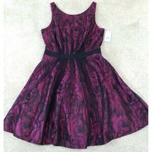 Jessica Simpson~Women's Sz 4~Sangria Fit & Flare Sleeveless Party Dress NWT $168